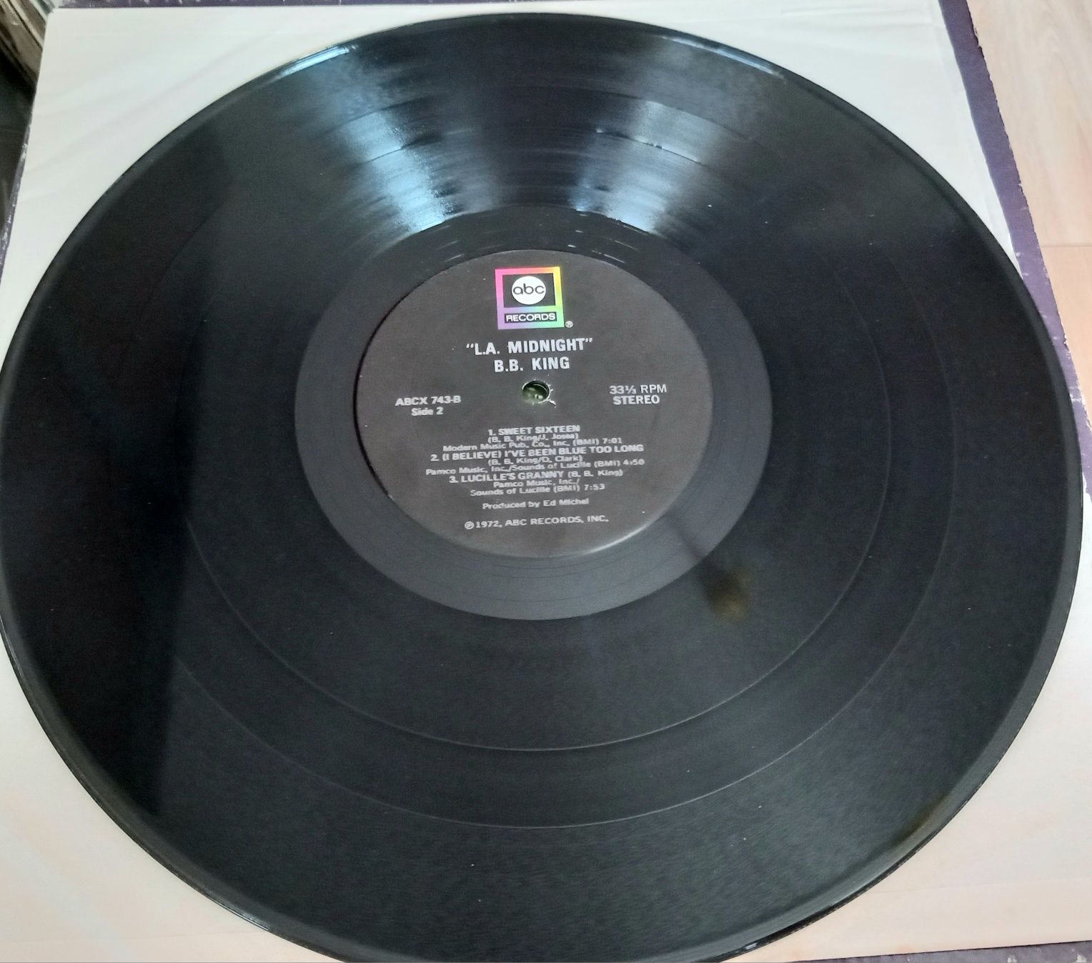 B.B.King /L.A.Midnight LP Winyl Album US 1972 EX