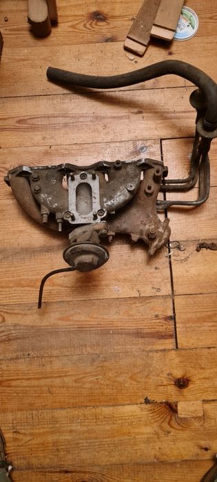 Mitsubishi l300 4x4 Delica kolektor wydechowy i ssący wymiennik klimy