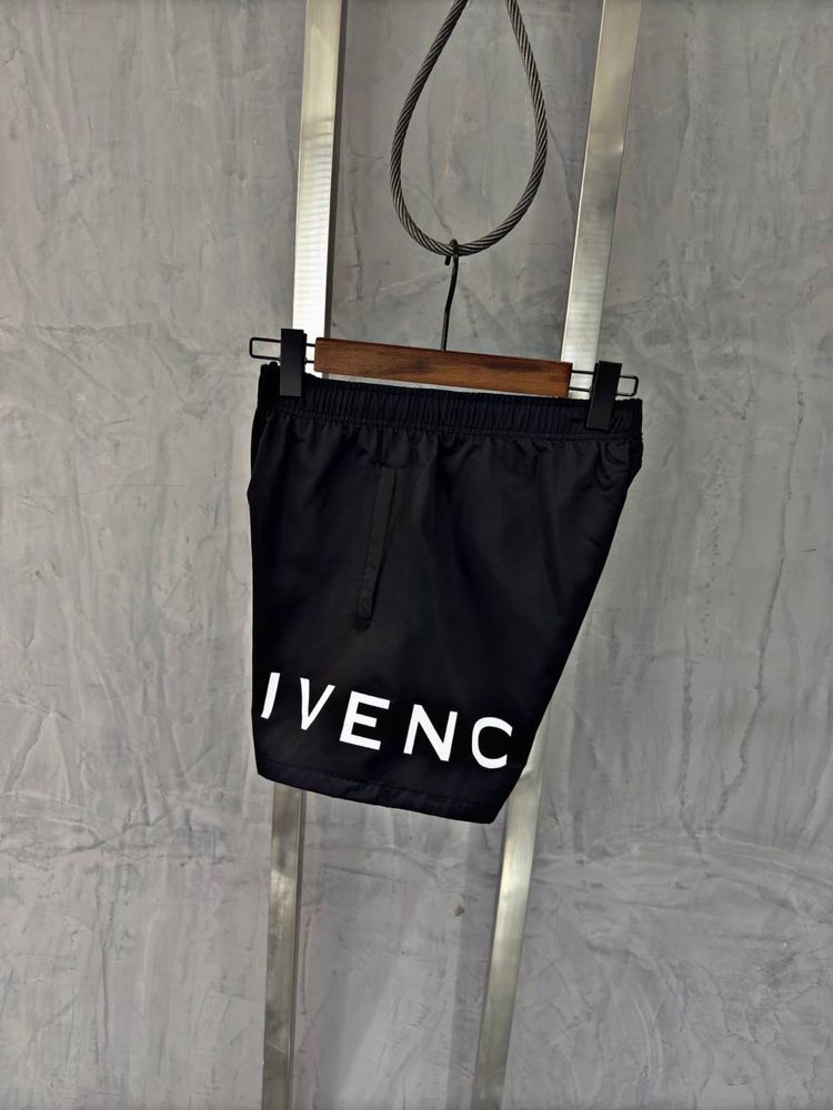 Шорти Givenchy чорні преміум, шорти дживанши чоловічі чорні преміум