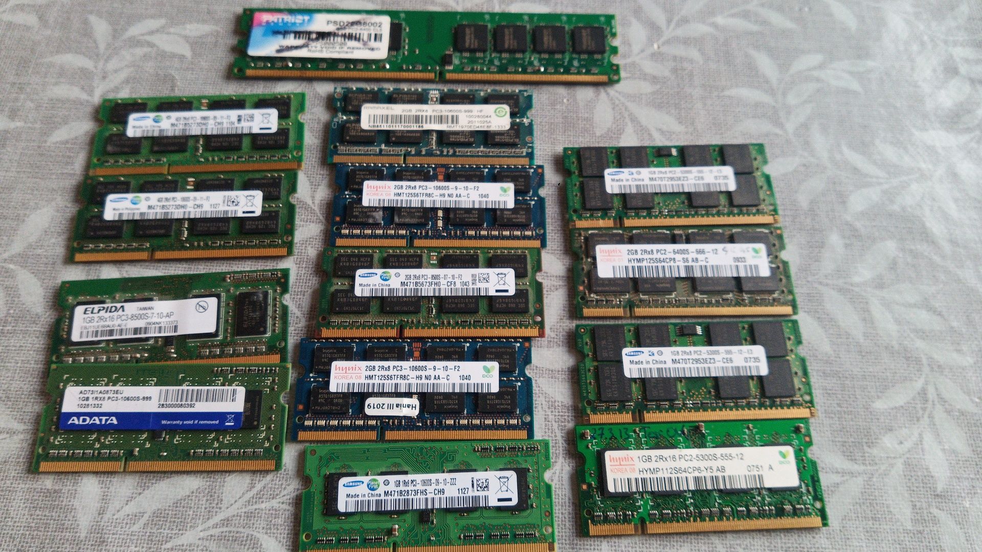 ddr2 dd3 пам'ять оперативна ноутбука