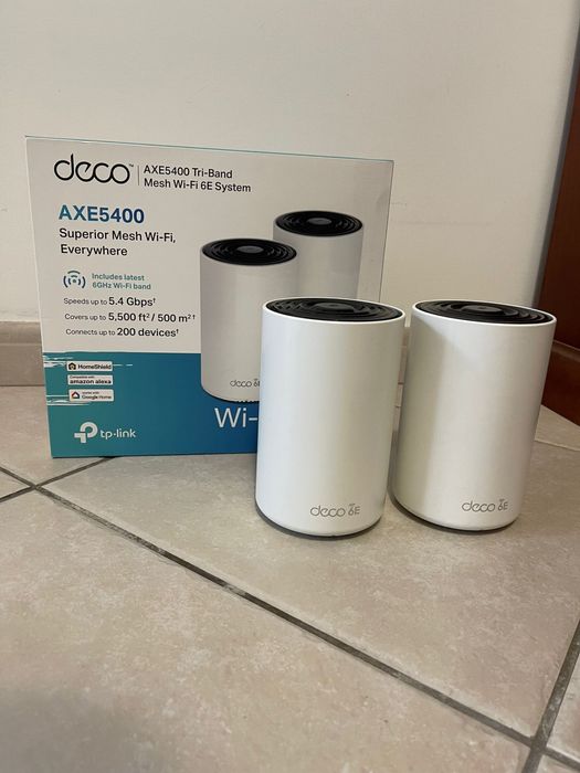 Sistema Mesh Wi-Fi 6E TP-Link Deco AXE5400