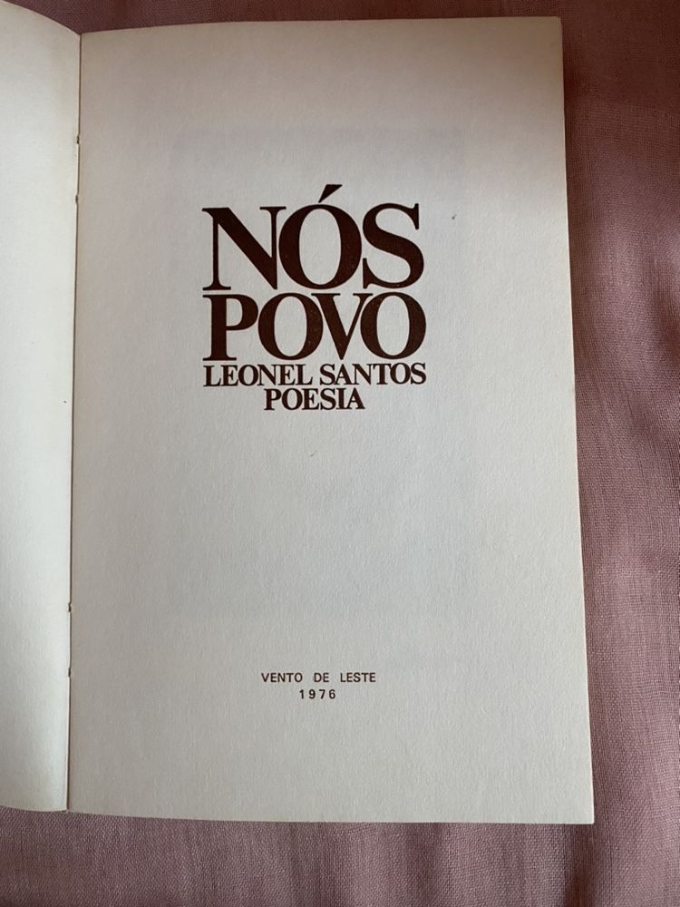 1976 | Nós Povo - Leonel Santos (Poesia) PORTES GRATIS