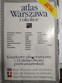 atlas Warszawa i okolice wyd.III 1995/6