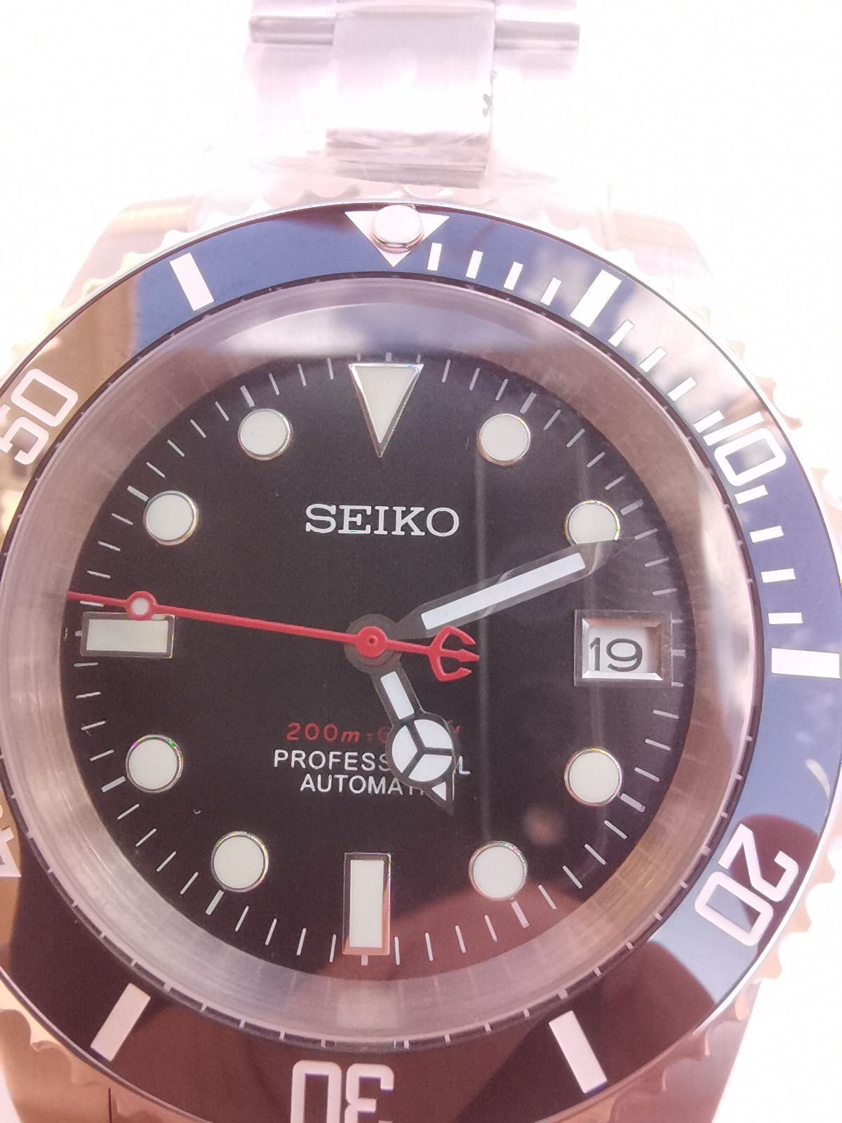 Seiko MOD re incarnação atual do "Seiko Submariner"