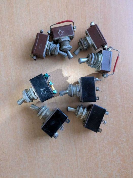микропереключатели авиационные, тумблера, предохранительные держатели