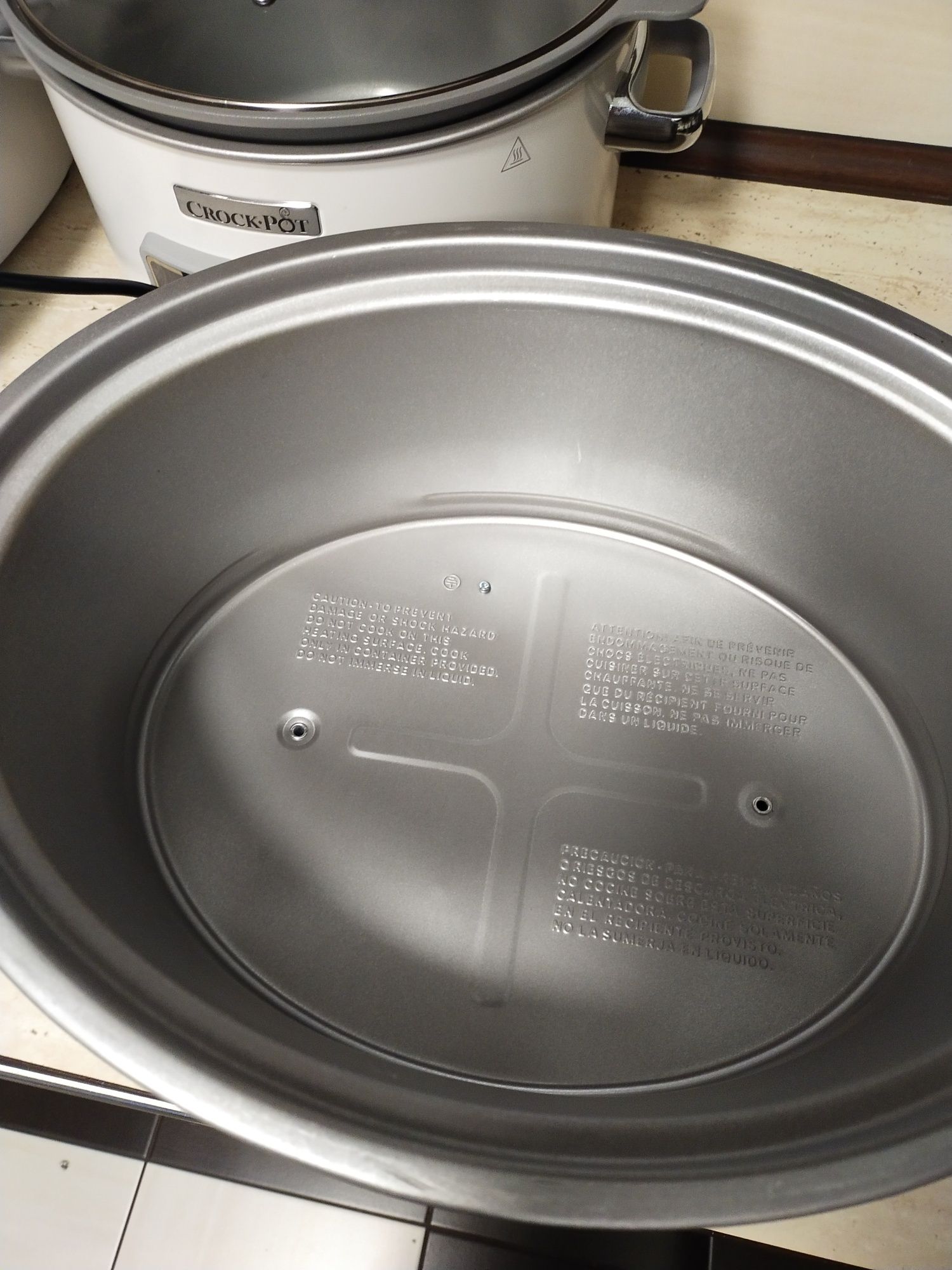 Wolnowar CROCKPOT 7,5 l - CSC063X Czarno-srebrny