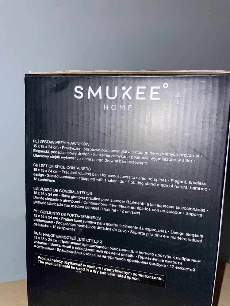 Organizer na przyprawy/ przyprawnik/ zestaw przyprawników SMUKEE