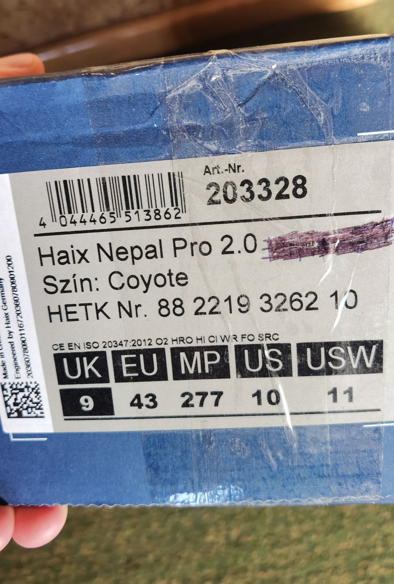 Buty Haix Nepal Pro 2.0 gore tex r. 43 04.2023
