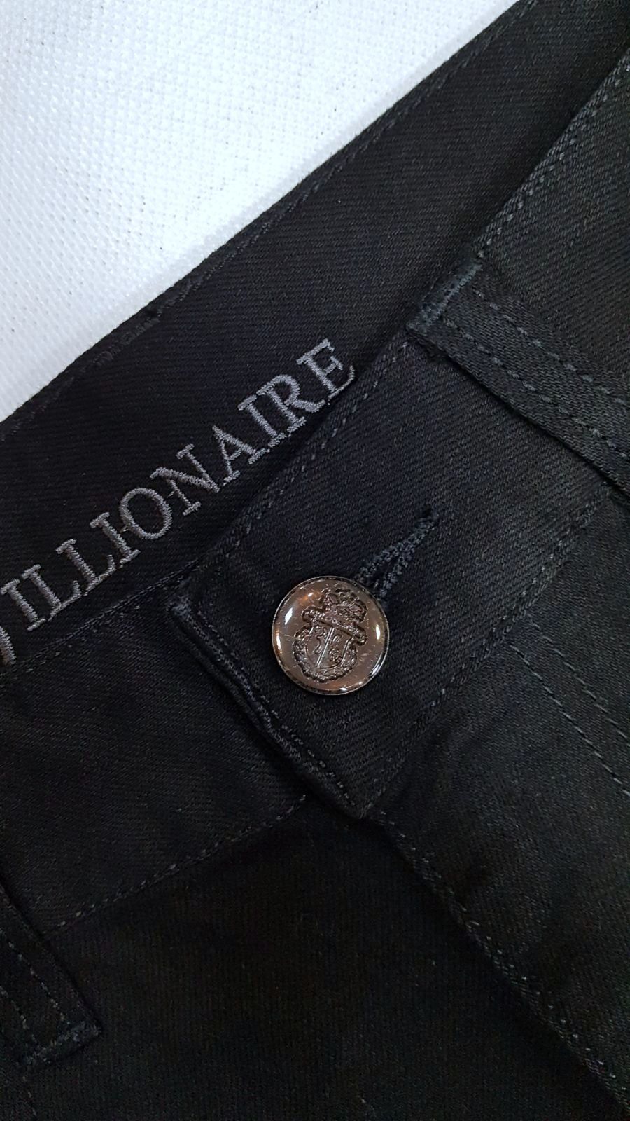 Мужские чёрные джинсы Billionaire