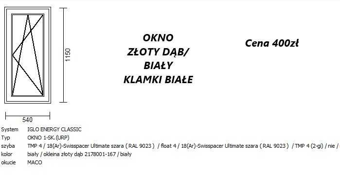 NOWE okna i drzwi balkonowe na SPRZEDAŻ