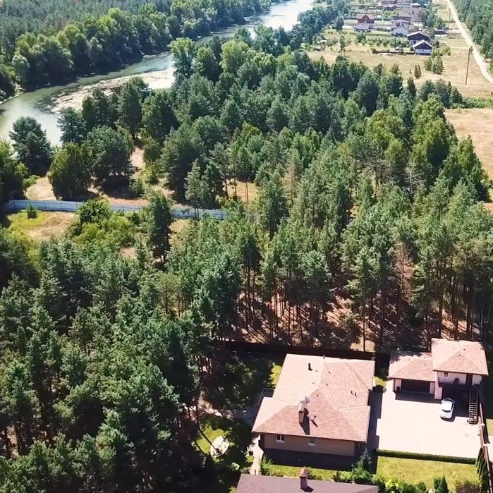 Участок 78 соток, обводной канал, Киевское море, сосновый лес