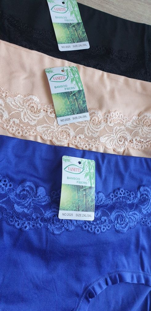 4×Damskie majtki figi z wysokim stanem 2/3XL
