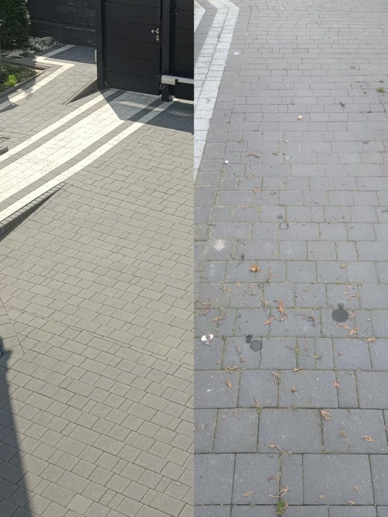 Macie kostki brukowej, elewacji, dachów