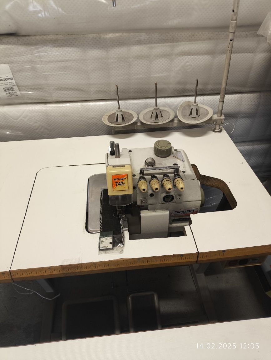 Overlock siruba 747D  4 nitkowy #juki#pegasus#