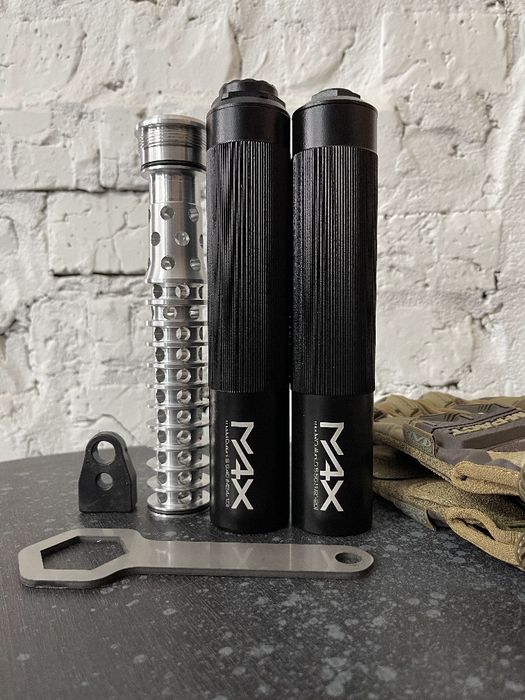 Глушник для АК, АКМ, АК74, АКС74У MAX 5.45 [M24X1,5]. Саундмодератор