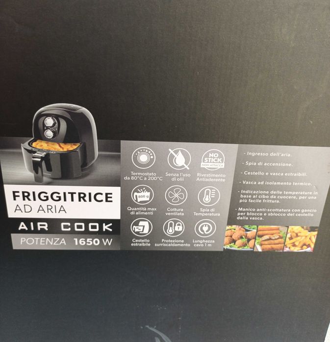 Fritadeira eletrica, sem óleo.