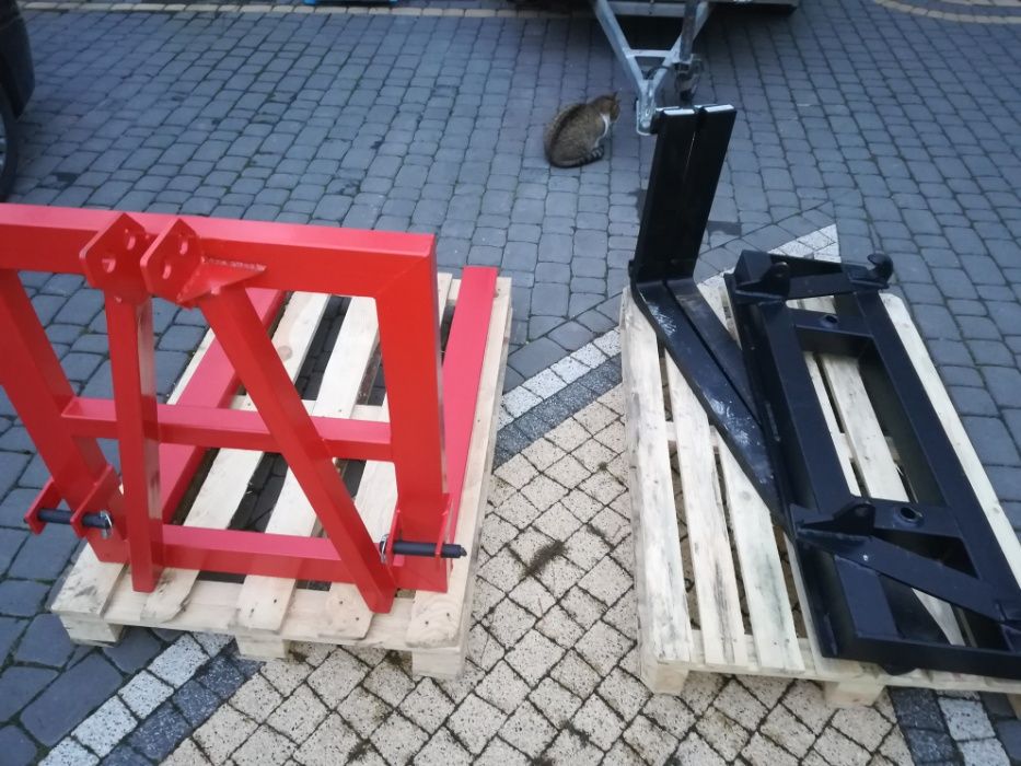 Karetka Widły do palet Euro ramka  Paleciak do ładowacza Raty Wysyłka