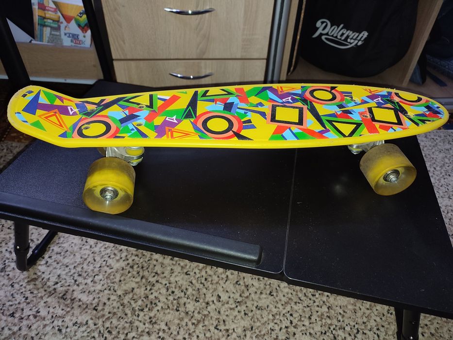 Пеніборд скейт з колесами, що світяться Best Board Вид 7, вживаний б/у