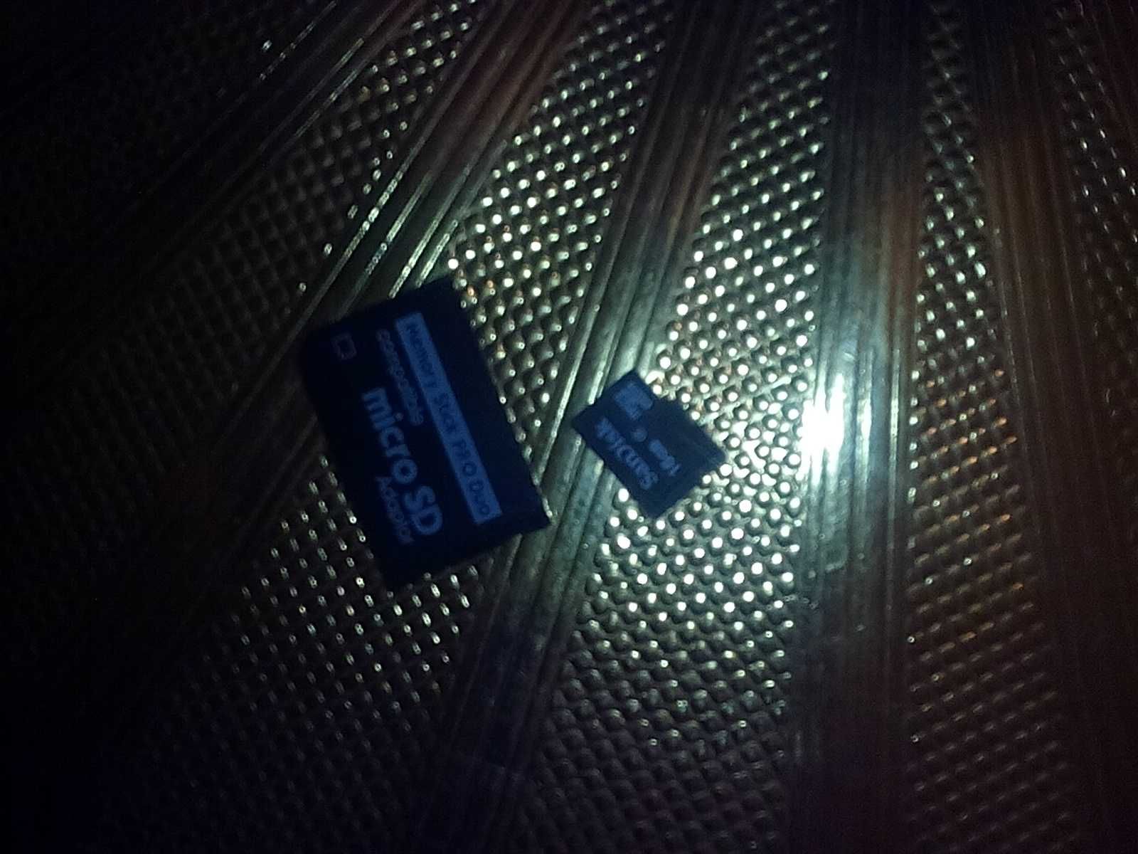 Memory stick pro duo adapter plus 4gb mini sd