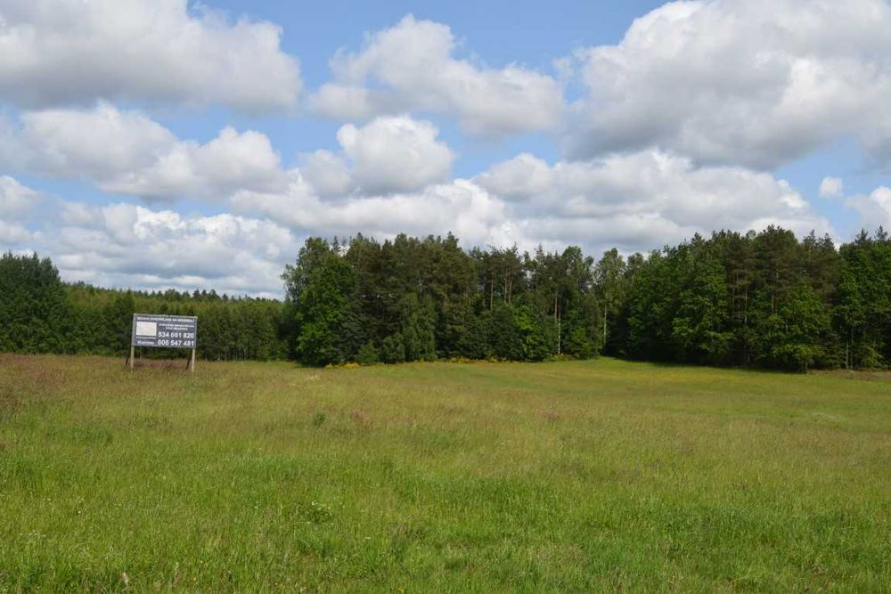 działka budowlana pod Sierakowicami