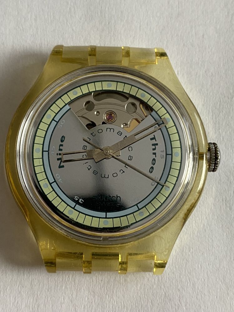 Swatch automatic SAK100 tzw. FRANCOIS OPEN HEART ETA 2842