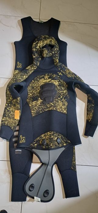 Гідрокостюм Sargan Неман 7мм. Боти Marlin COMFORT ZIP 7мм. Шорти 3мм.