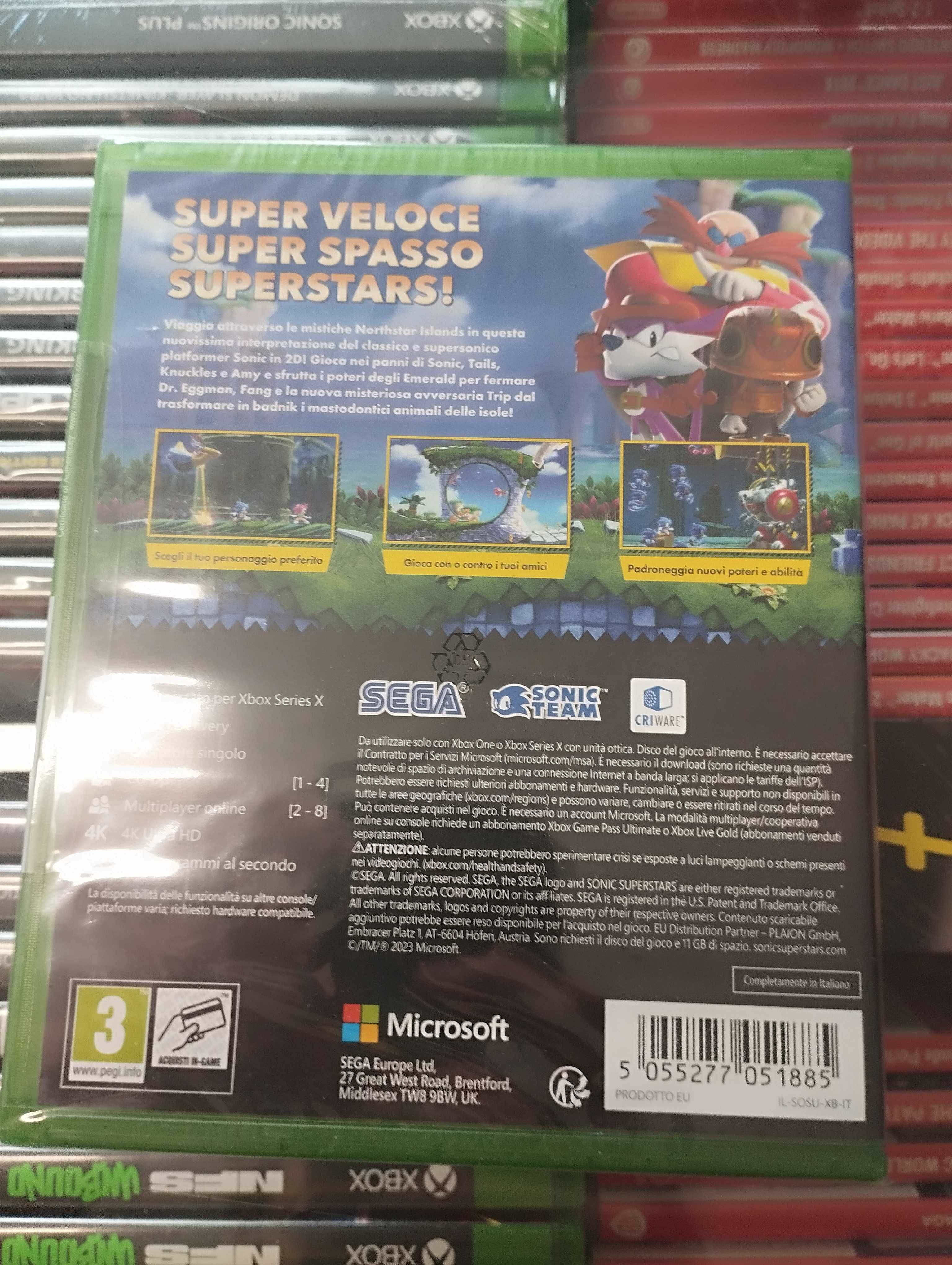 Sonic Superstars [XSX][XBOX ONE] PL, NOWA