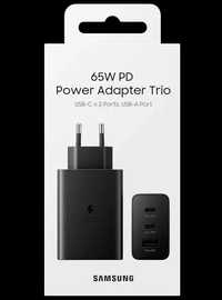 Зарядний пристрій Samsung 65W Power Adapter Trio w/o Cable Black