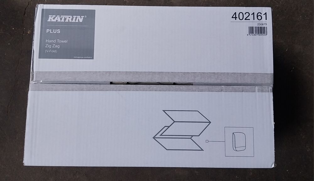 Ręczniki papierowe Katrin Zig zag karton 20 paczek