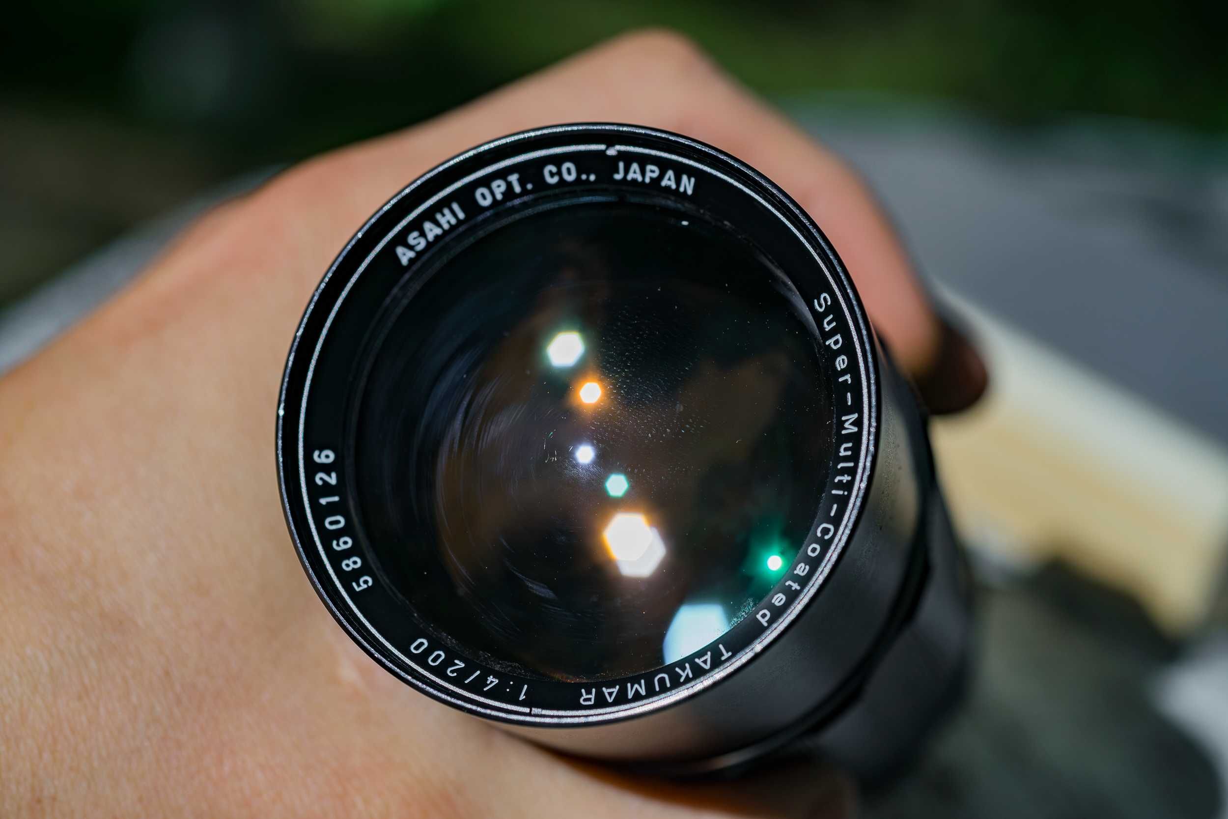 Super-Multi-Coated SMC Takumar 200mm f4 m42 obiektyw Pentax