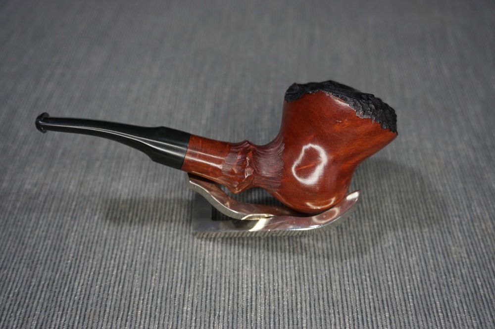 Conj. Cachimbo « fleuron » T.POLINSKI, hand made, em urze (Polonha)