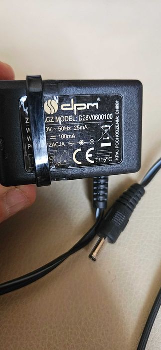 Antena TV wewnętrzna  aktywna DPM ANT138 DVB-T/DAB uszkodzona