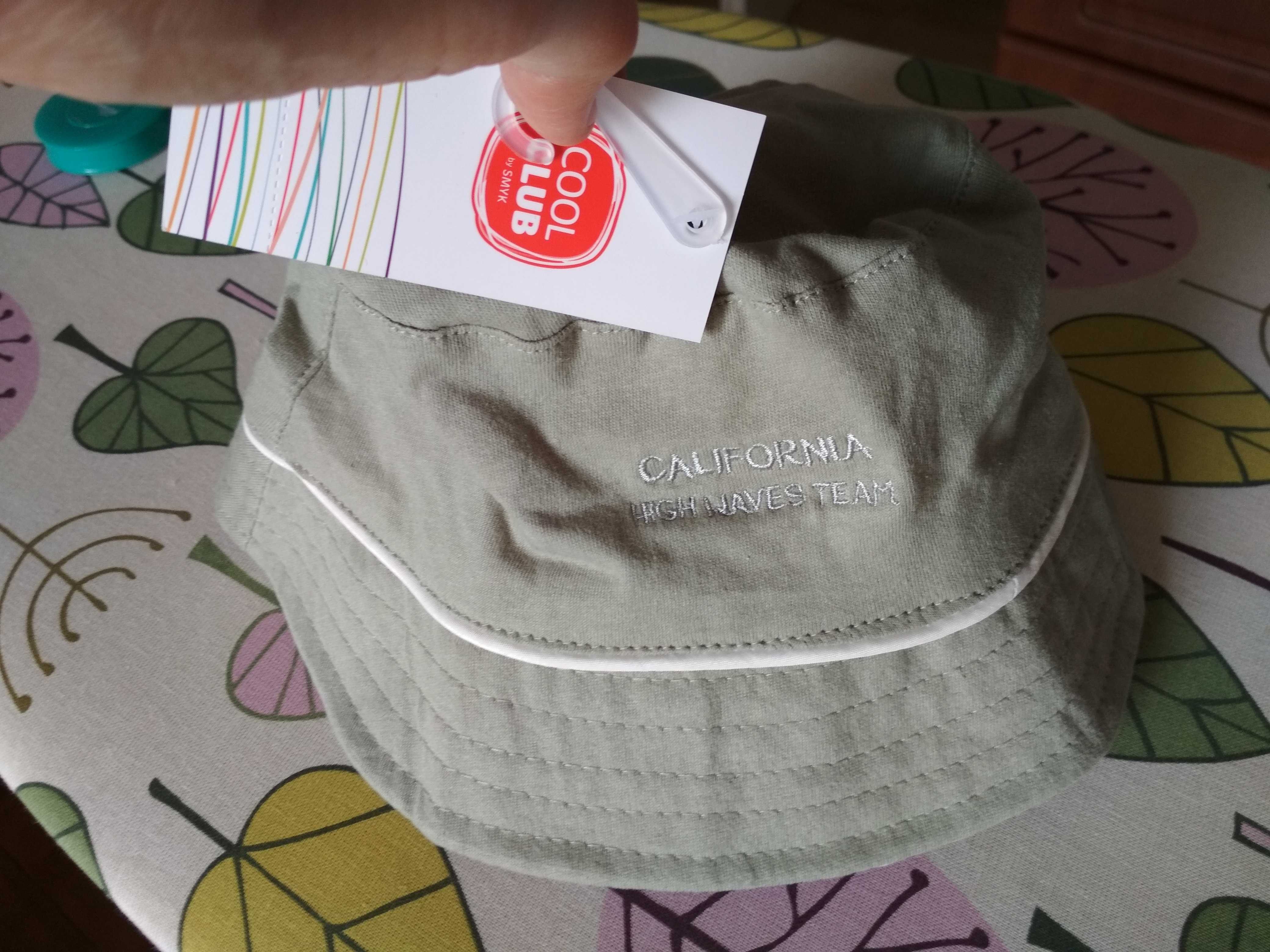 Nowy Kapelusz CoolClub, rozmiar 50 + gratis pieluchy na basen