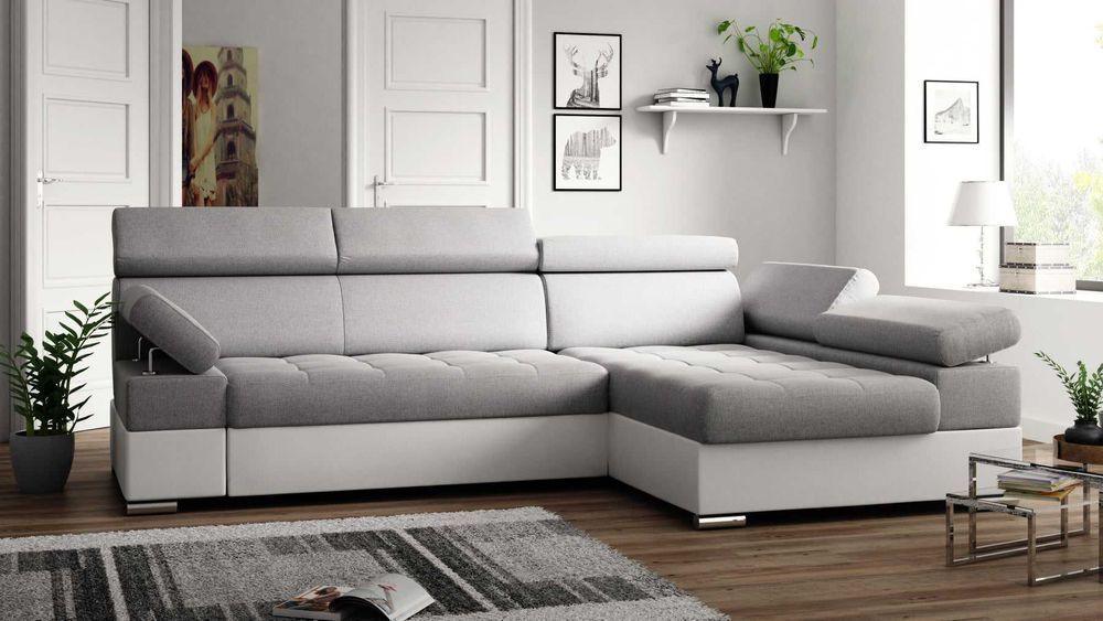 Rozkładany narożnik PANAMA regulowane zagłówki