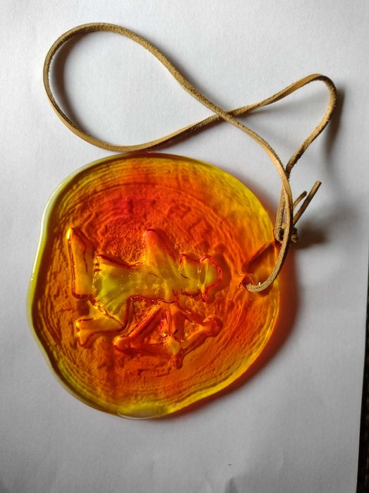 Medalion szklany łapacz światła Znaki zodiaku Strzelec huta Poschinger