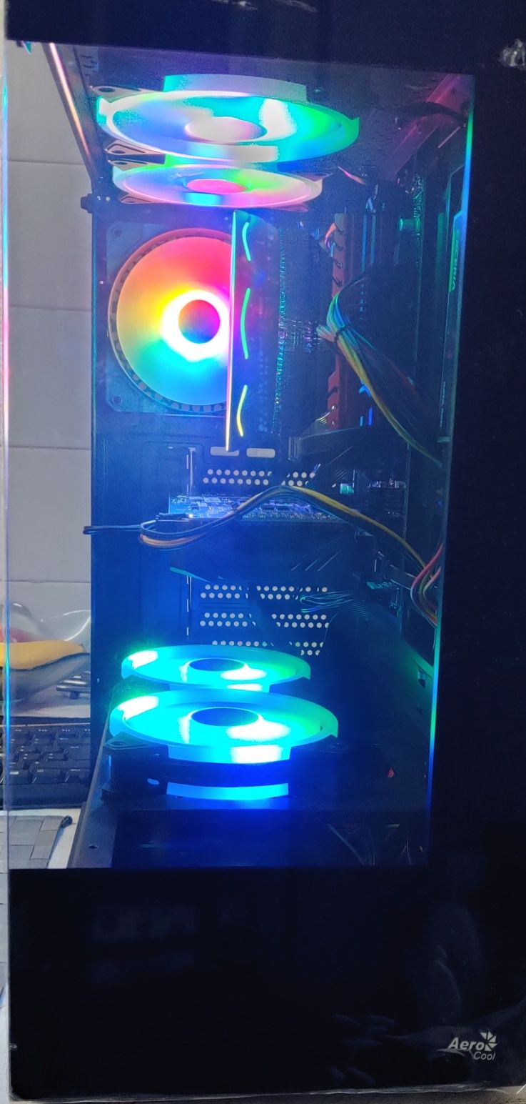 Pc Gamer Ryzen Full Glass RGB C/Garantia