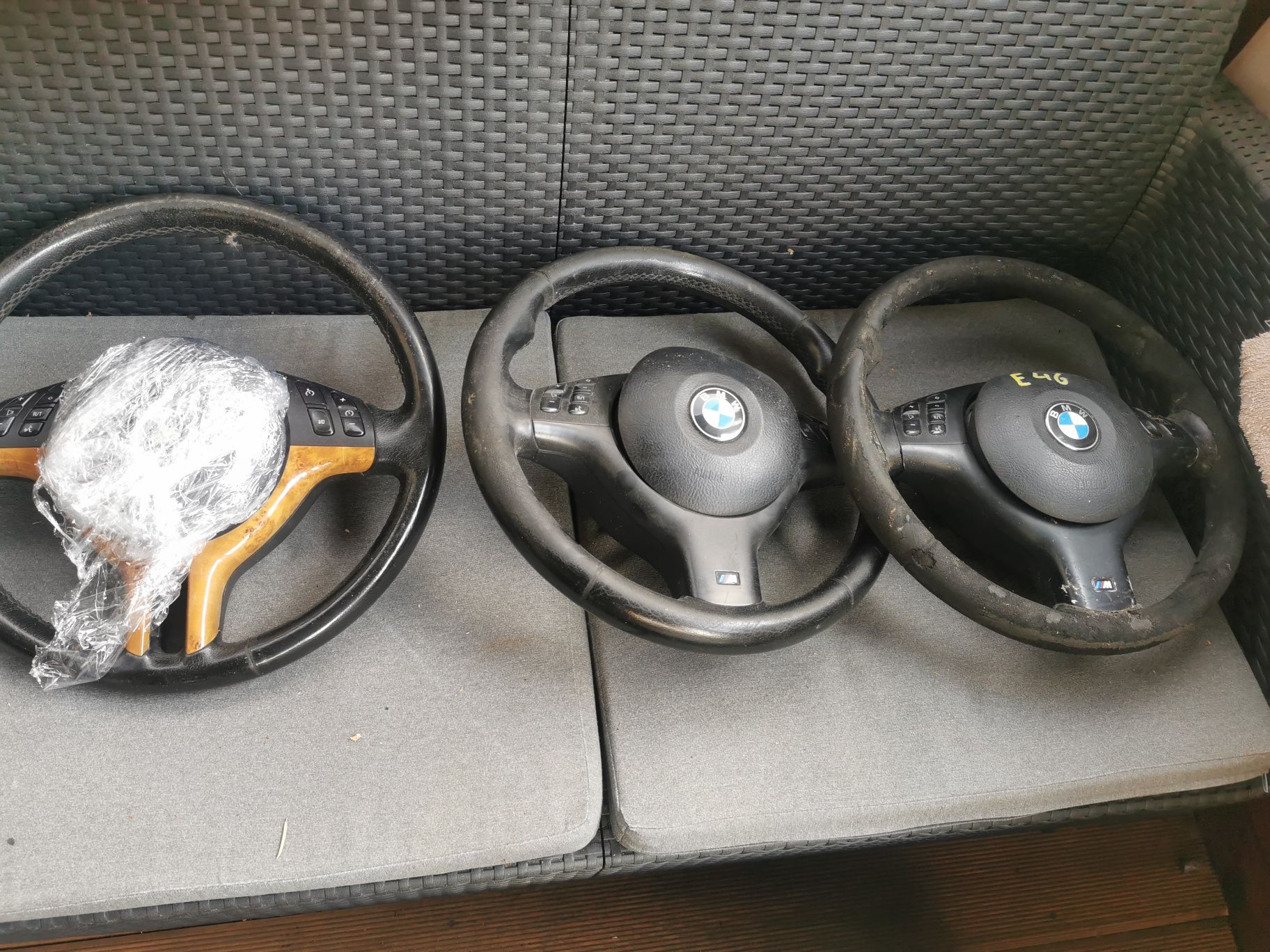 Bmw e39 e46 kierownica mpakiet komplet 3szt