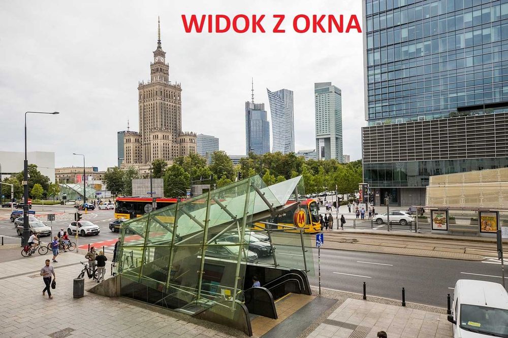 ! Apartament w SERCU WARSZAWY, bezpośrednio PRZY METRZE, max 4 osoby !