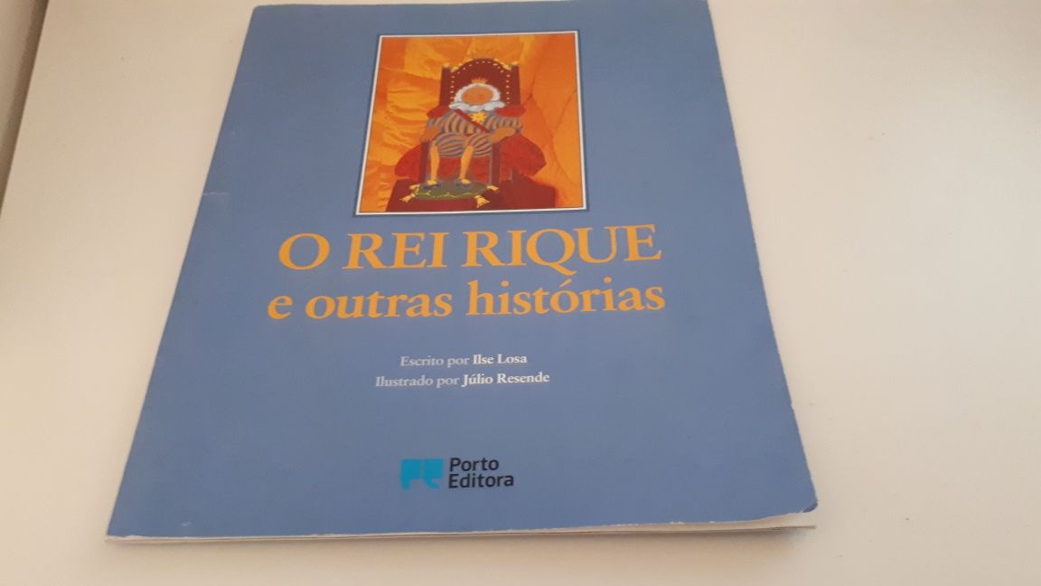 Livro o rei Rique e outras histórias