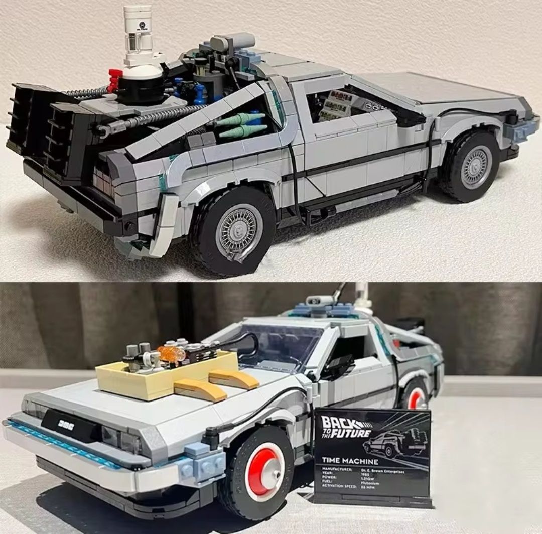 Klocki DeLorean DMC-12 Wehikuł na wzór 10300 (Nie Lego)