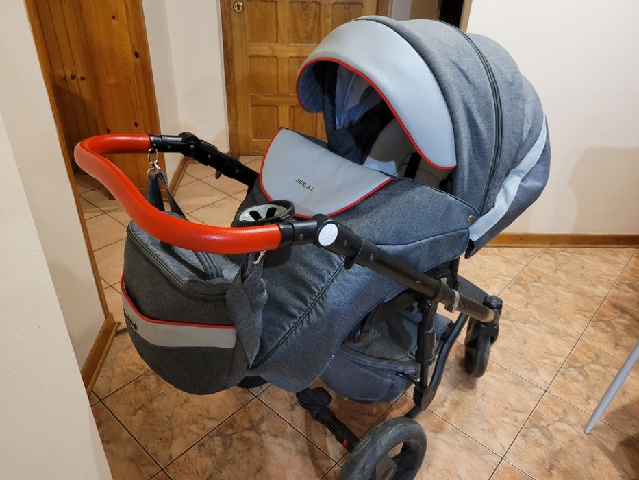 Wózek 2w1 Adamex Monte carbon