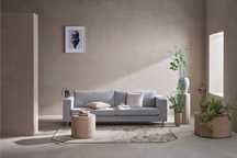 Sofá BoConcept Indivi 3 lugares Napoli azul - oferta do transporte!