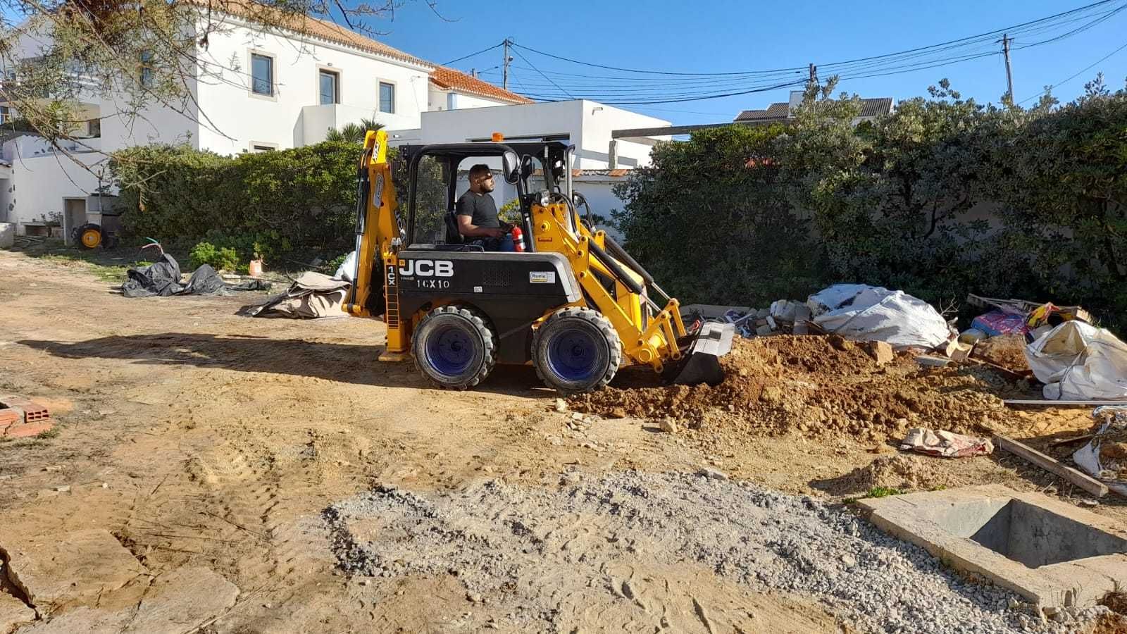 Retroescavadora/mini retro/Obras