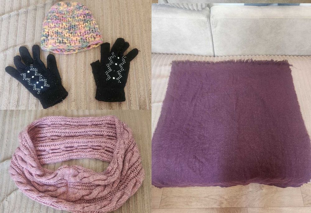 Брендовые женские куртки и жилетки L–2XL шарф/шапка/перчатки в подарок