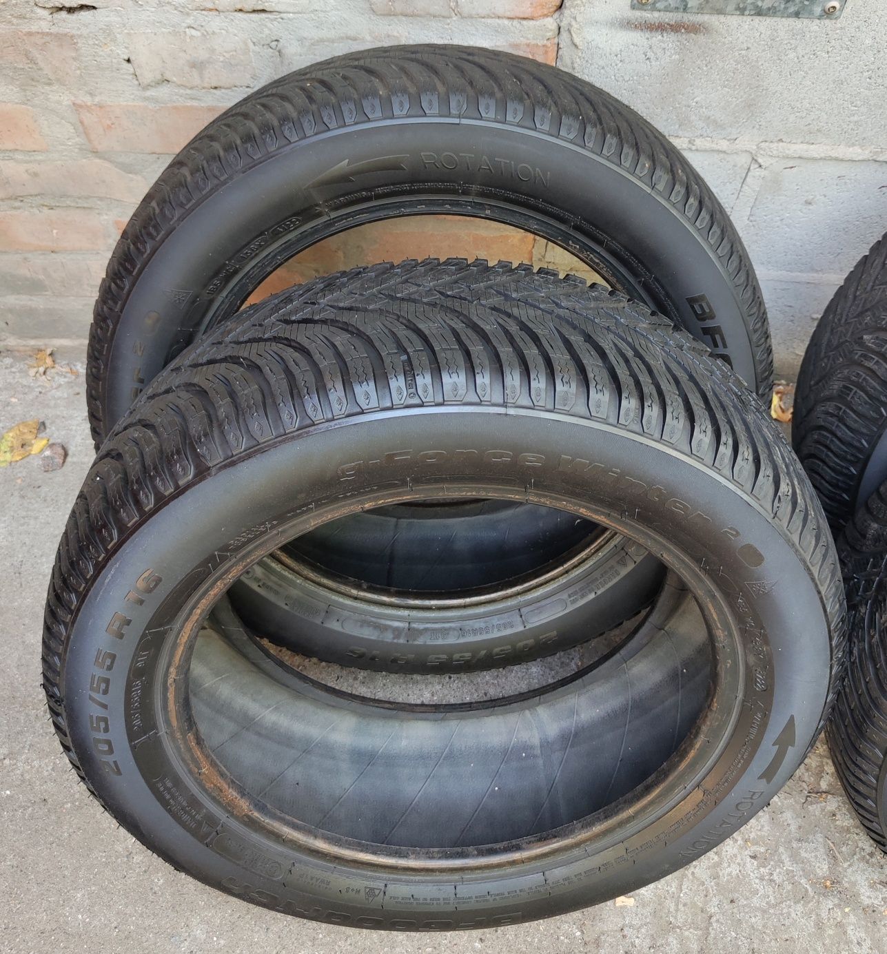 Всесизонка BF Goodrich G-Force Winter 2 205/55/R16. 8мм. Польща.