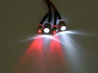 Oświetlenie rc 4 LED w metalowych uchwytach TRAXXAS AXIAL wltoys hbx
