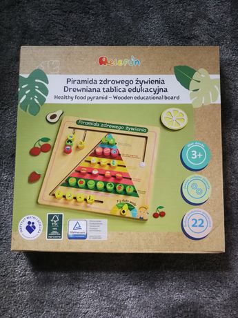 Nowa zabawka piramida żywienia 3+