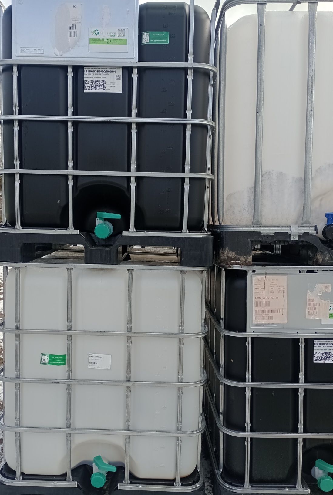 Zbiornik ibc CZYSTY mauzer 1000L Dostawa GRATIS
