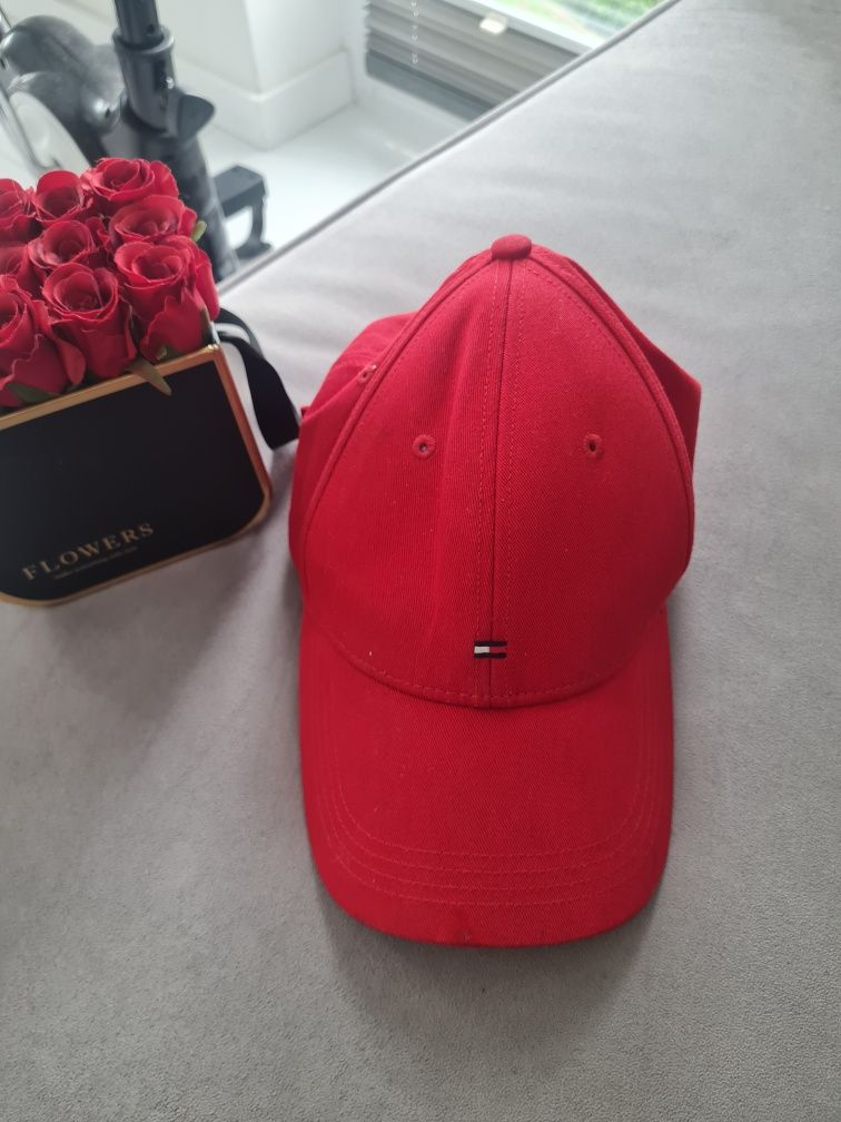 Czapka z Daszkiem Tommy Hilfiger Czerwona