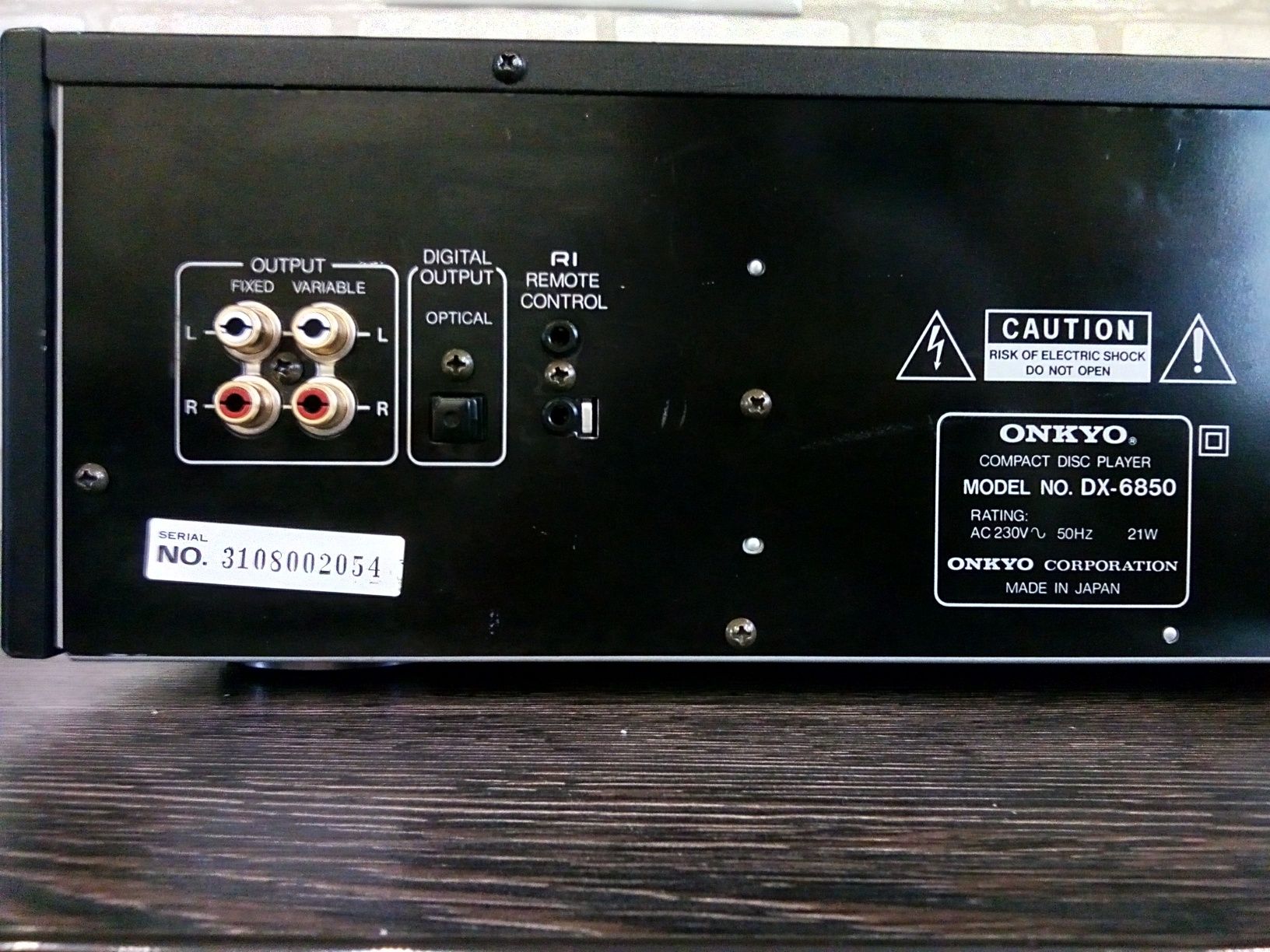 ONKYO DX-6850 Compact Disc Player 1991-92